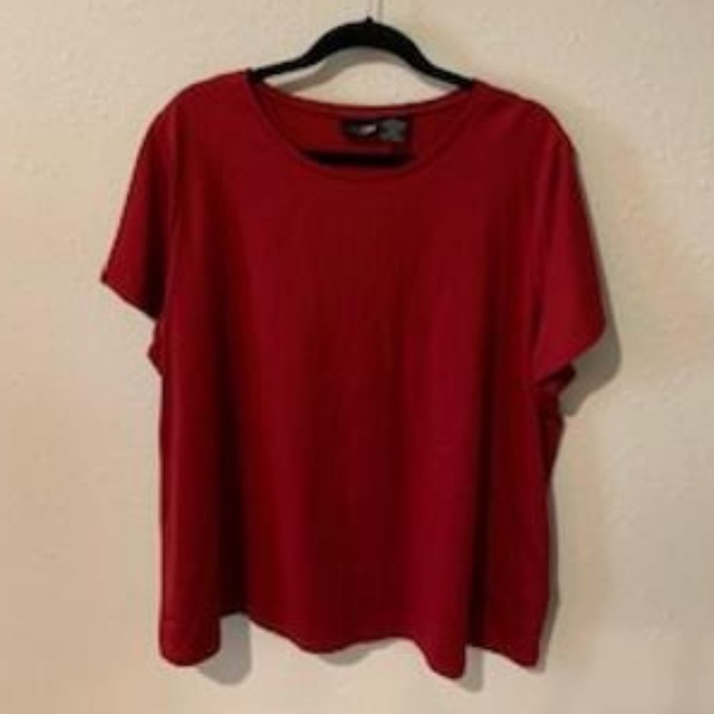 East 5th Essentials Red Blouse